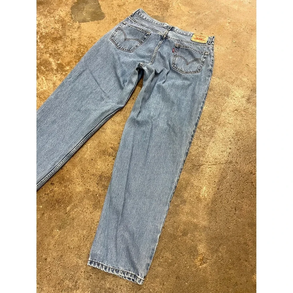 VTG Levi's 560 Comfort Fit Jeans Men 36x34 Blue Denim Stonewash Cotton High Rise